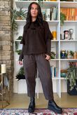 Clemmie Box Knit Coffee Bean Marl